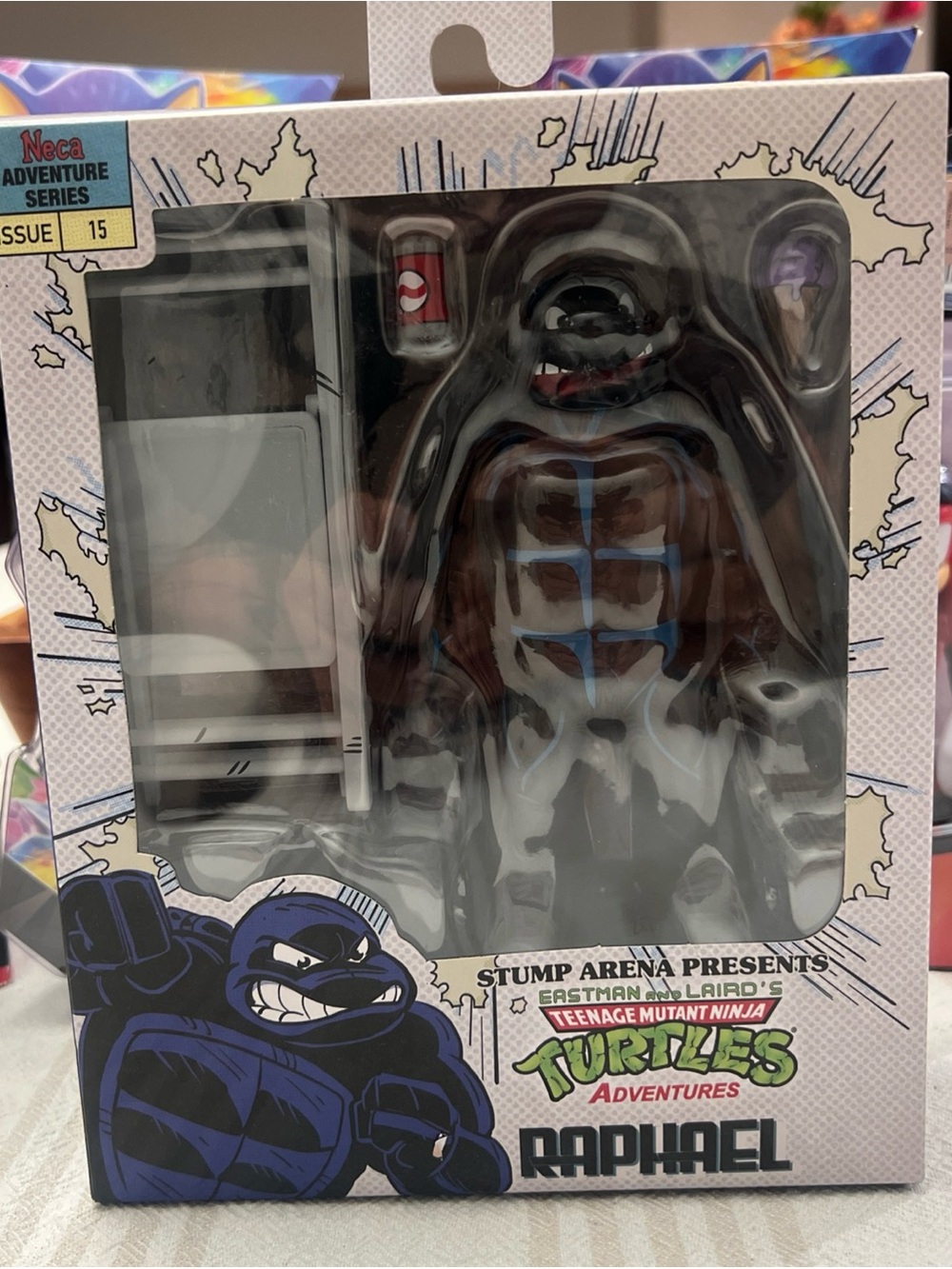 NECA Teenage Mutant Ninja Turtles Adventures Raphael Stump Arena